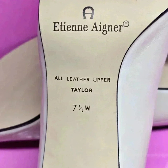 Etienne Aigner Cream Heels - Picture 10 of 11